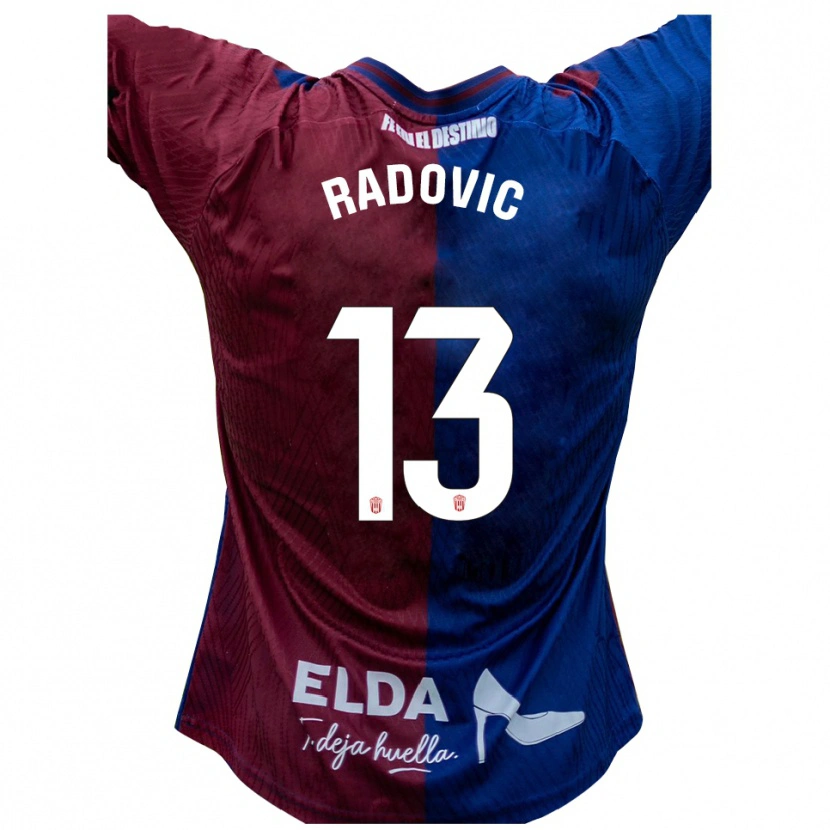 Danxen Women Danilo Radovic #13 Blue Red Home Jersey 2025/26 T-Shirt
