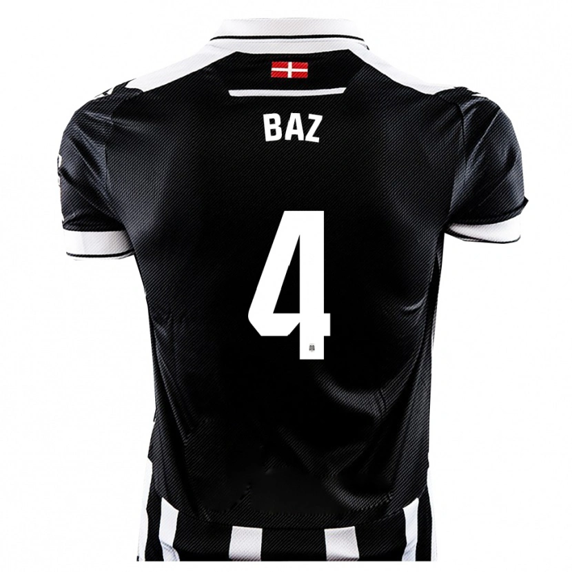 Danxen Women Imanol Baz #4 Black White Home Jersey 2025/26 T-Shirt