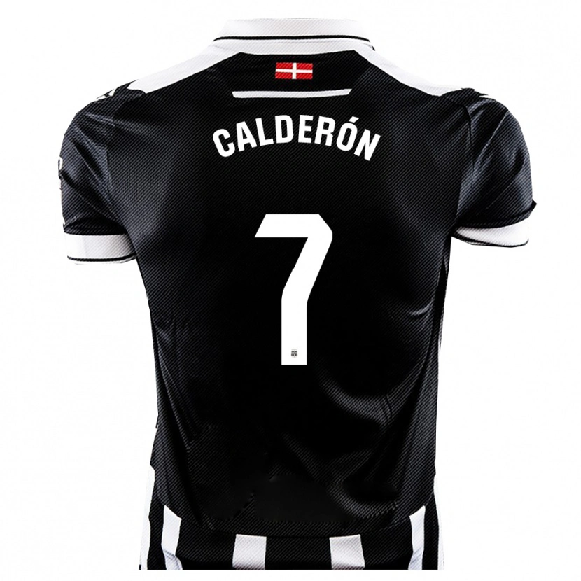 Danxen Women Carlos Calderón #7 Black White Home Jersey 2025/26 T-Shirt