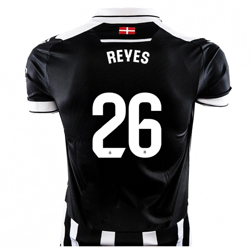 Danxen Women Jhafets Reyes #26 Black White Home Jersey 2025/26 T-Shirt