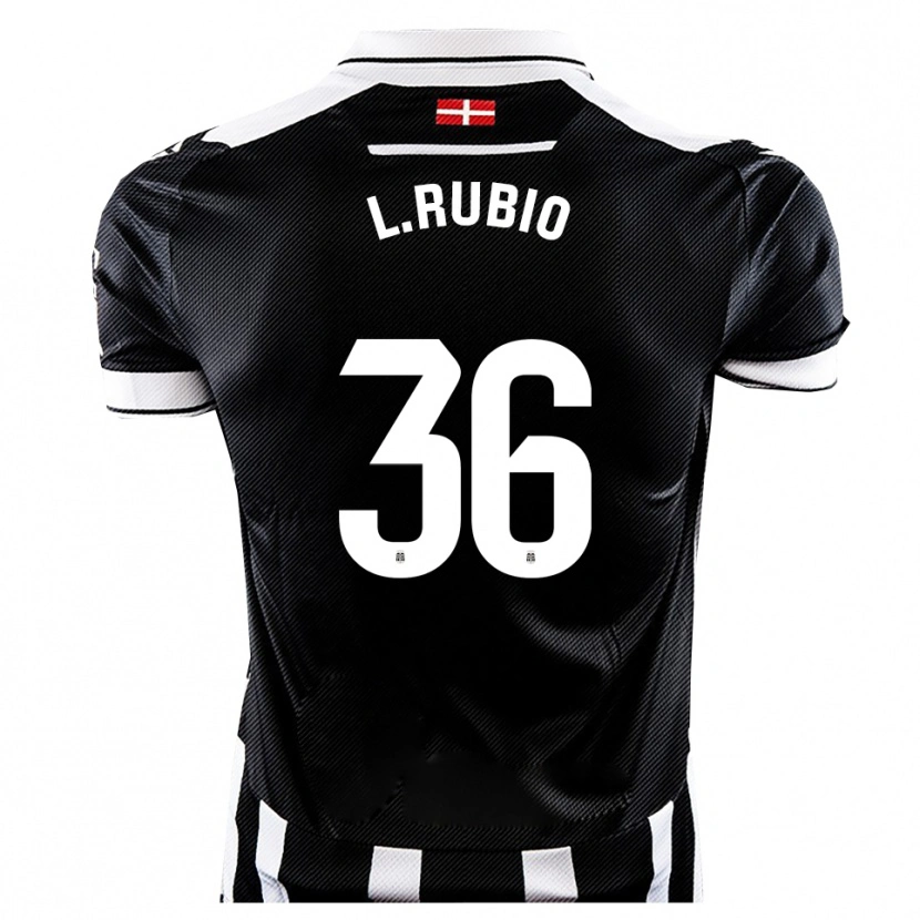 Danxen Women Lázaro Rubio #36 Black White Home Jersey 2025/26 T-Shirt