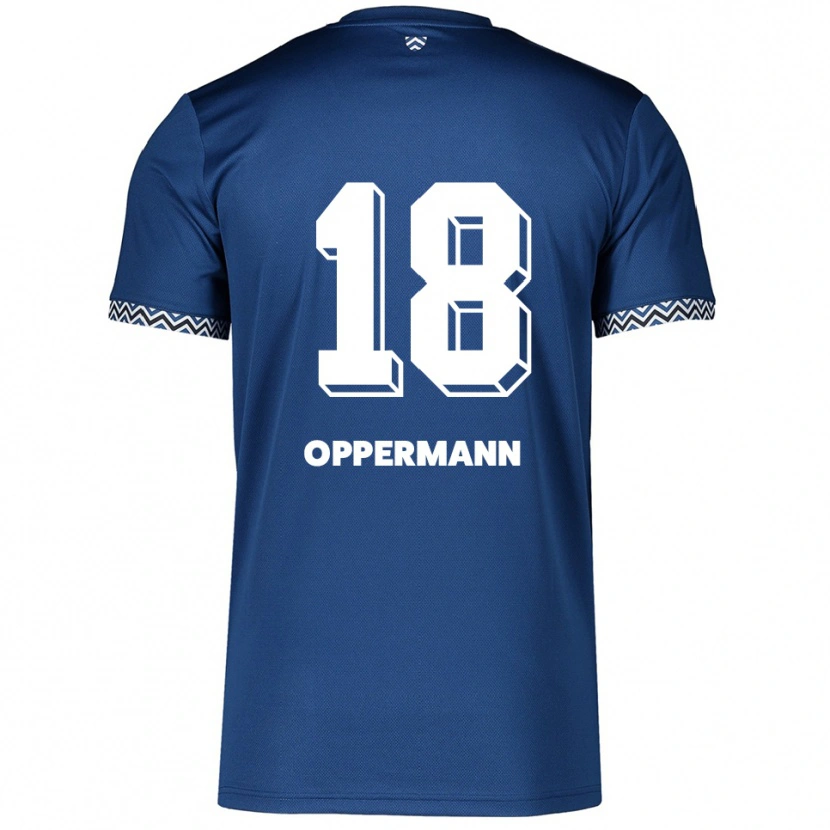 Danxen Women Leo Oppermann #18 Navy White Home Jersey 2025/26 T-Shirt