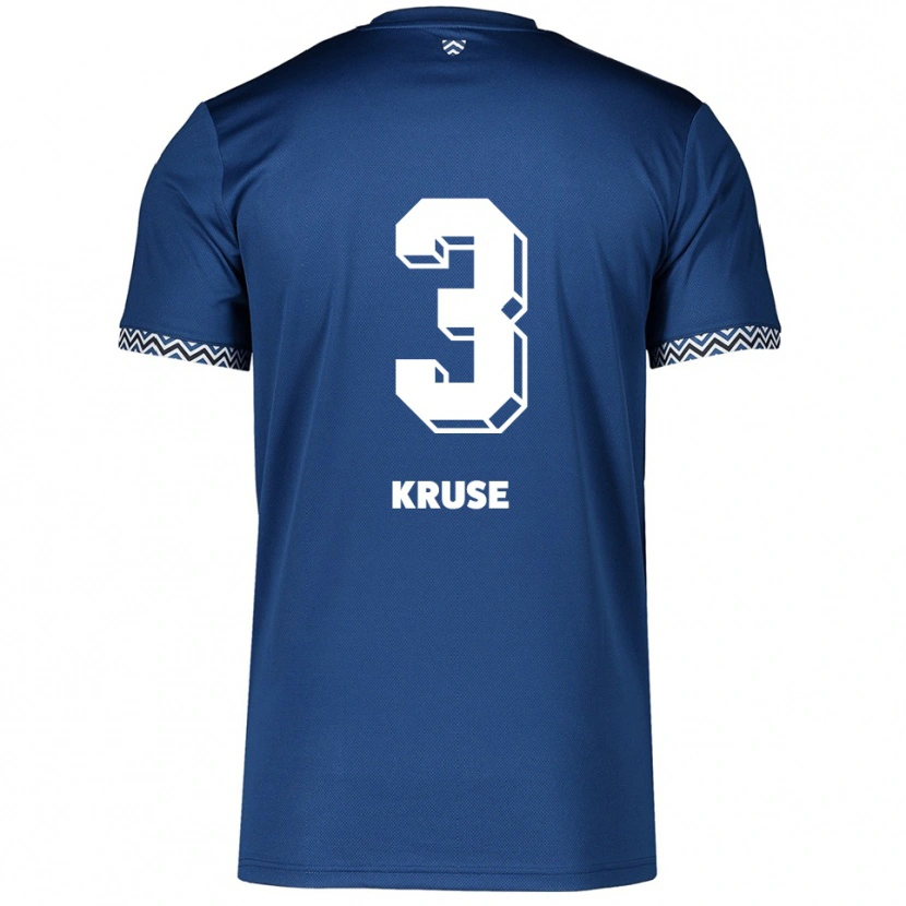 Danxen Women Konrad Kruse #3 Navy White Home Jersey 2025/26 T-Shirt