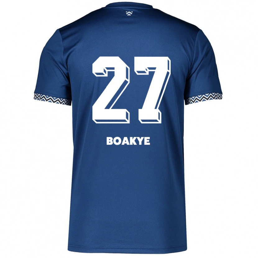 Danxen Women Benjamin Boakye #27 Navy White Home Jersey 2025/26 T-Shirt