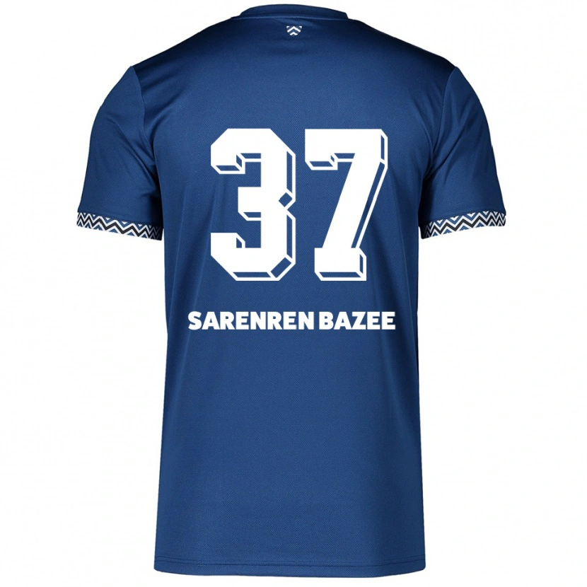 Danxen Women Noah Sarenren Bazee #37 Navy White Home Jersey 2025/26 T-Shirt