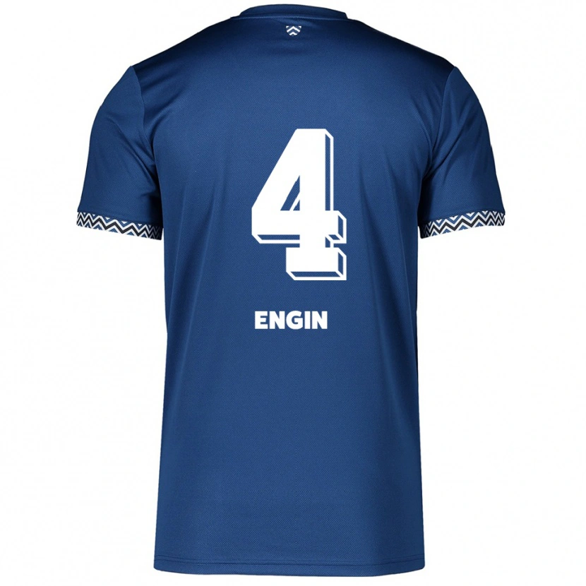 Danxen Women Ibrahim Engin #4 Navy White Home Jersey 2025/26 T-Shirt