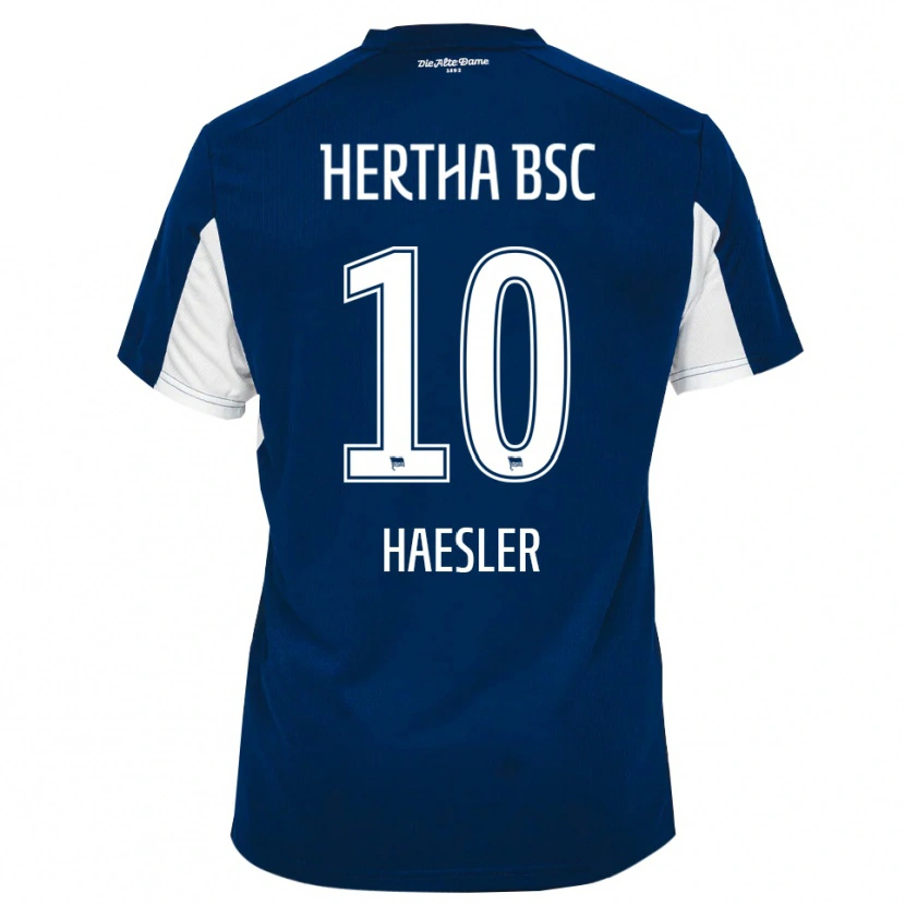 Danxen Women Aurelia Haesler #10 White Blue Home Jersey 2025/26 T-Shirt