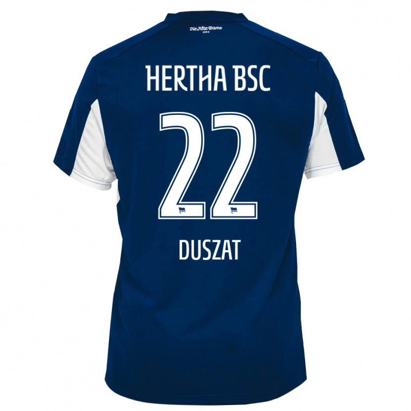 Danxen Women Sarah Duszat #22 White Blue Home Jersey 2025/26 T-Shirt