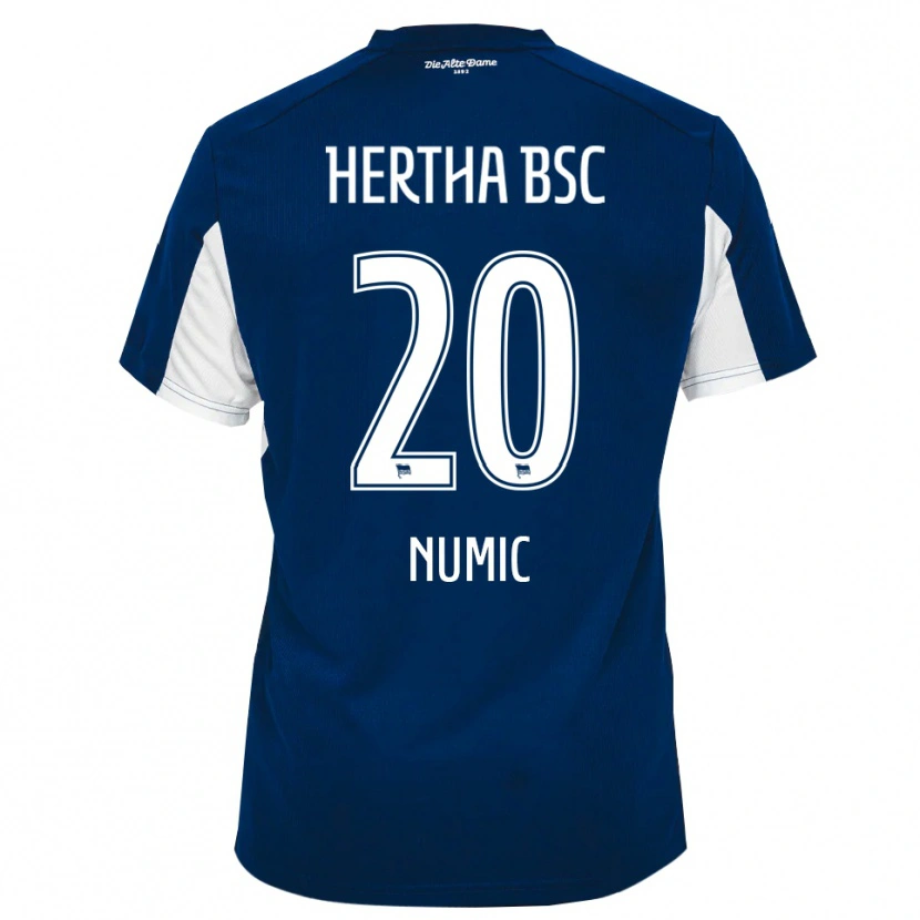 Danxen Women Amar Numic #20 White Blue Home Jersey 2025/26 T-Shirt