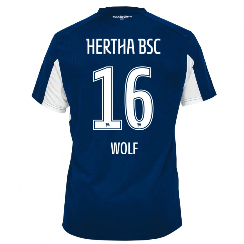 Danxen Women Colin Wolf #16 White Blue Home Jersey 2025/26 T-Shirt