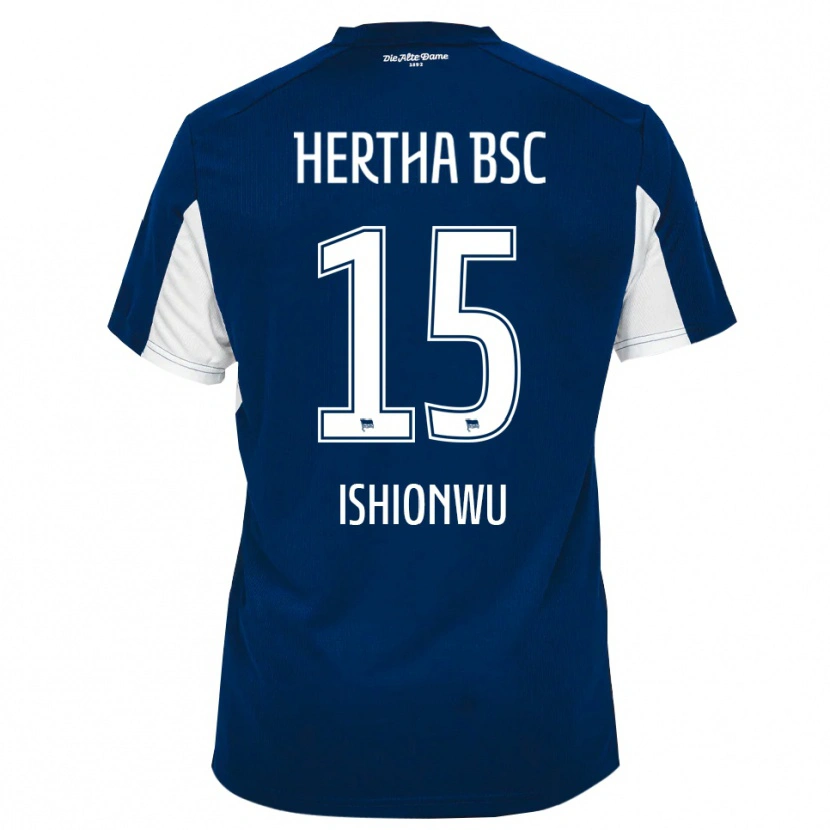 Danxen Women Chima Ishionwu #15 White Blue Home Jersey 2025/26 T-Shirt
