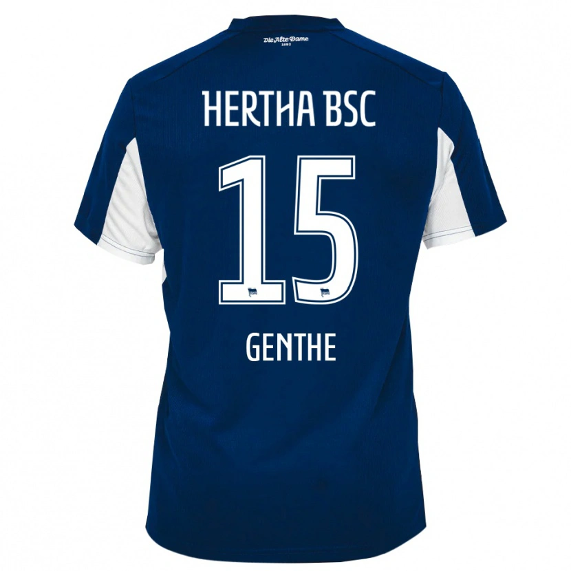 Danxen Women Lilli Genthe #15 White Blue Home Jersey 2025/26 T-Shirt
