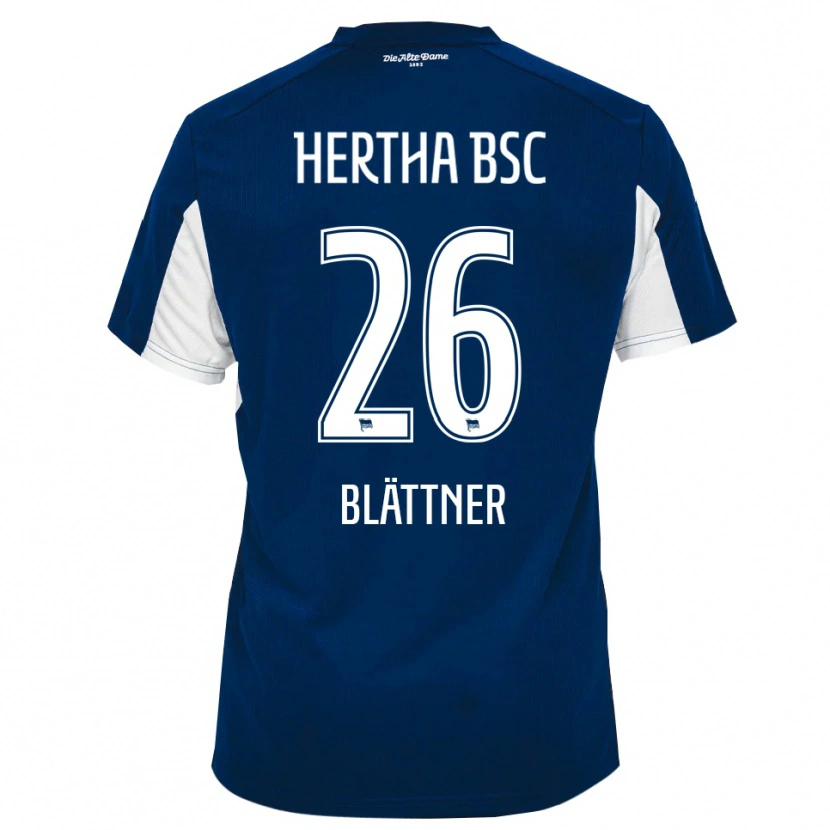 Danxen Women Amelie Blättner #26 White Blue Home Jersey 2025/26 T-Shirt
