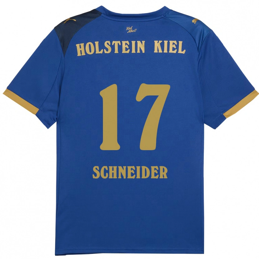 Danxen Women Aaron Schneider #17 Blue Gold Home Jersey 2025/26 T-Shirt