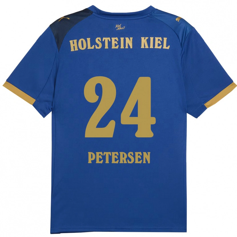 Danxen Women Malte Petersen #24 Blue Gold Home Jersey 2025/26 T-Shirt