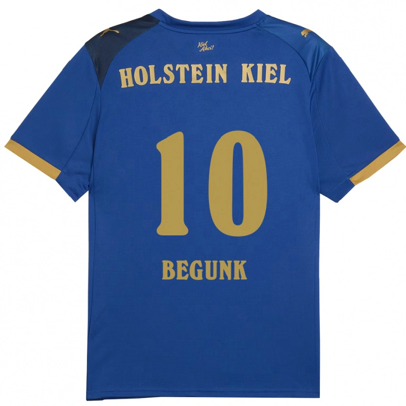 Danxen Women Sarah Begunk #10 Blue Gold Home Jersey 2025/26 T-Shirt