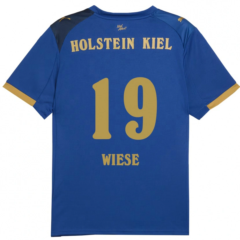 Danxen Women Till Wiese #19 Blue Gold Home Jersey 2025/26 T-Shirt