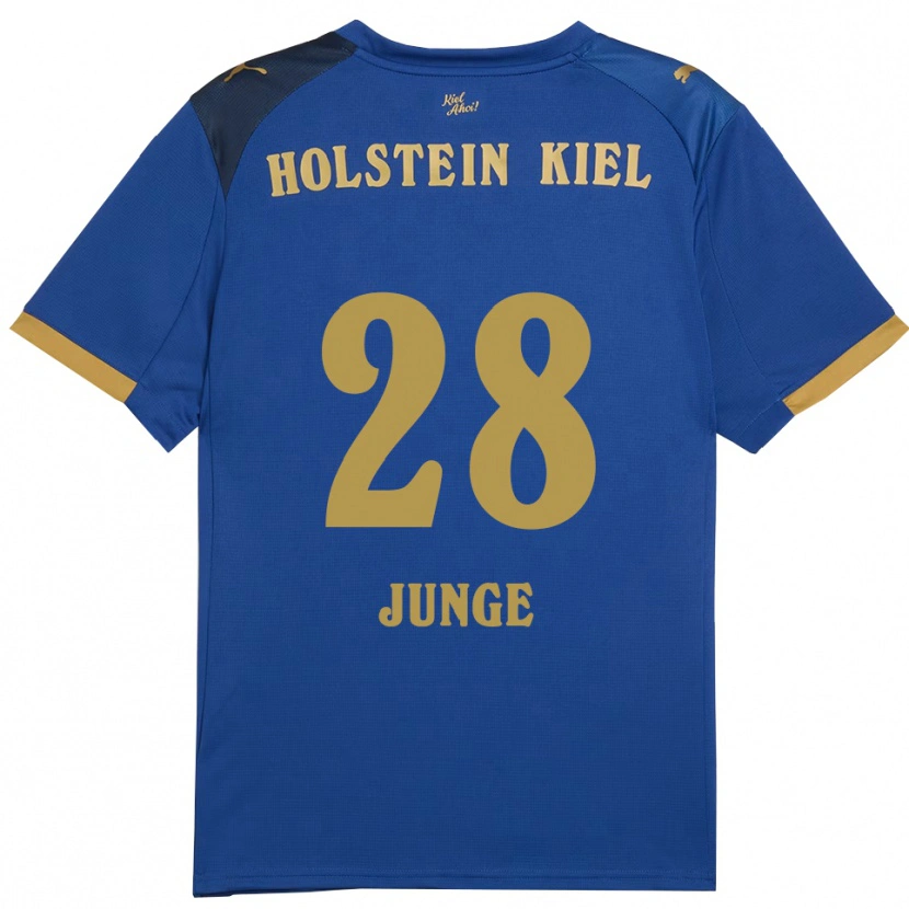Danxen Women Leland-Jordan Junge #28 Blue Gold Home Jersey 2025/26 T-Shirt