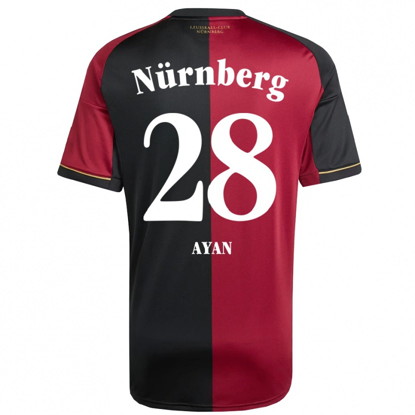 Danxen Women Üveys Ayan #28 Burgundy Black Home Jersey 2025/26 T-Shirt