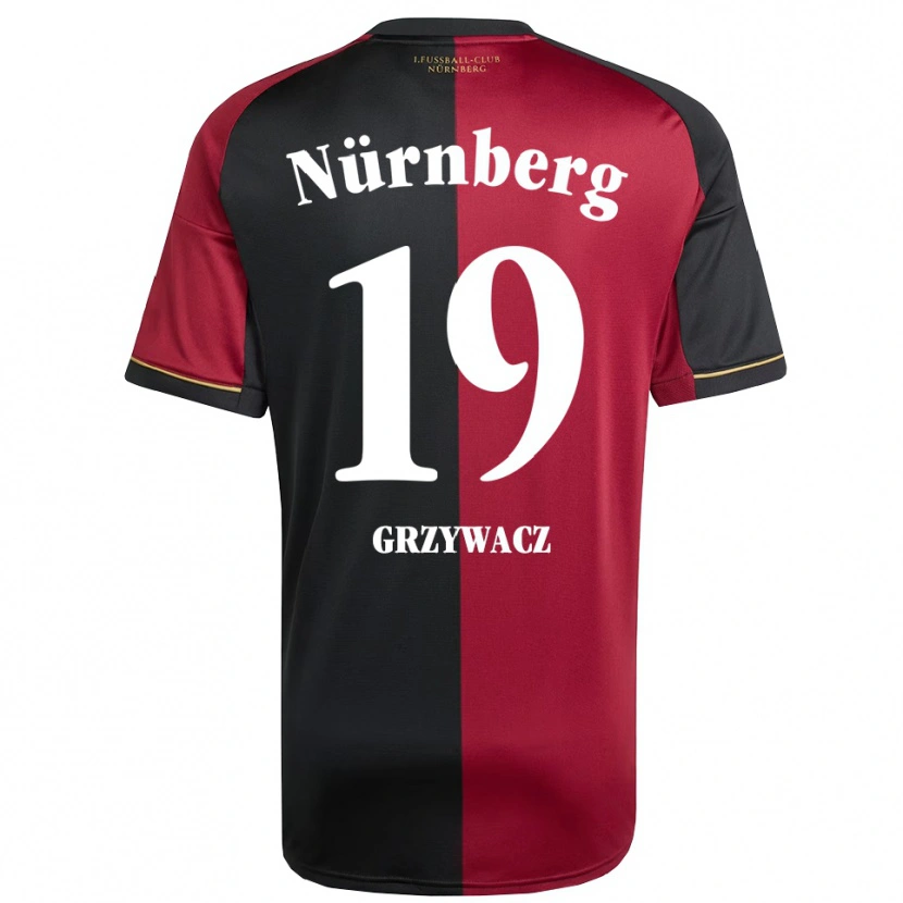 Danxen Women Eryk Grzywacz #19 Burgundy Black Home Jersey 2025/26 T-Shirt