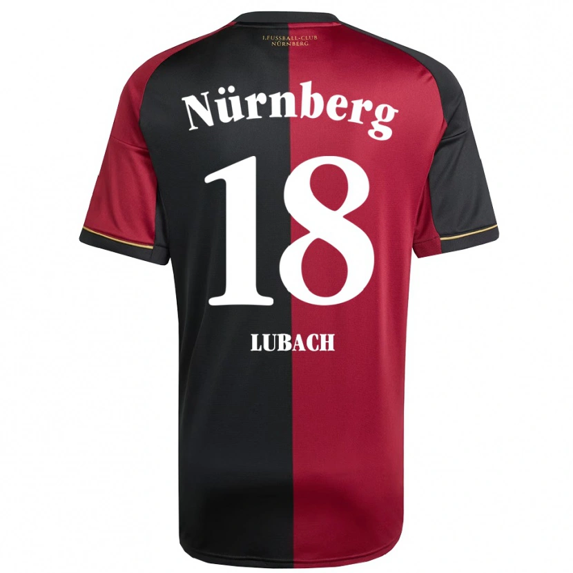 Danxen Women Rafael Lubach #18 Burgundy Black Home Jersey 2025/26 T-Shirt