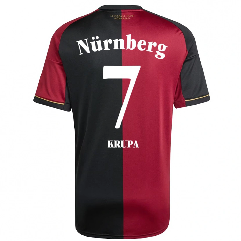 Danxen Women Jeroen Krupa #7 Burgundy Black Home Jersey 2025/26 T-Shirt