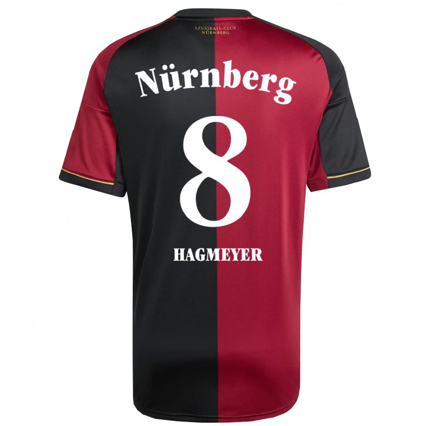 Danxen Women Ben Hagmeyer #8 Burgundy Black Home Jersey 2025/26 T-Shirt