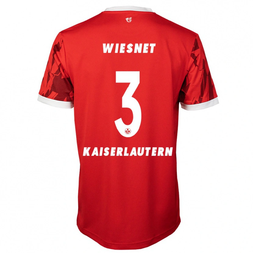 Danxen Women Melvin Wiesnet #3 Red White Home Jersey 2025/26 T-Shirt