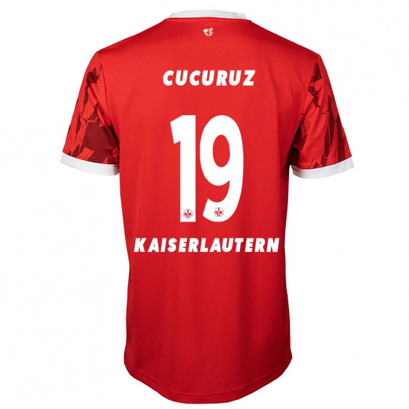 Danxen Women Nichita Cucuruz #19 Red White Home Jersey 2025/26 T-Shirt