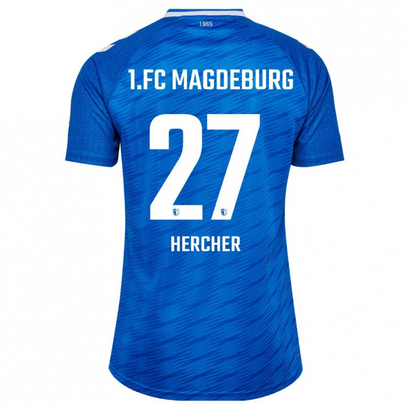 Danxen Women Philipp Hercher #27 Blue White Home Jersey 2025/26 T-Shirt
