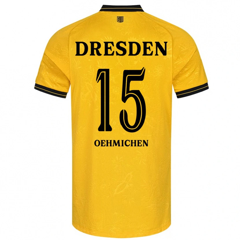 Danxen Women Julius Oehmichen #15 Yellow Black Home Jersey 2025/26 T-Shirt