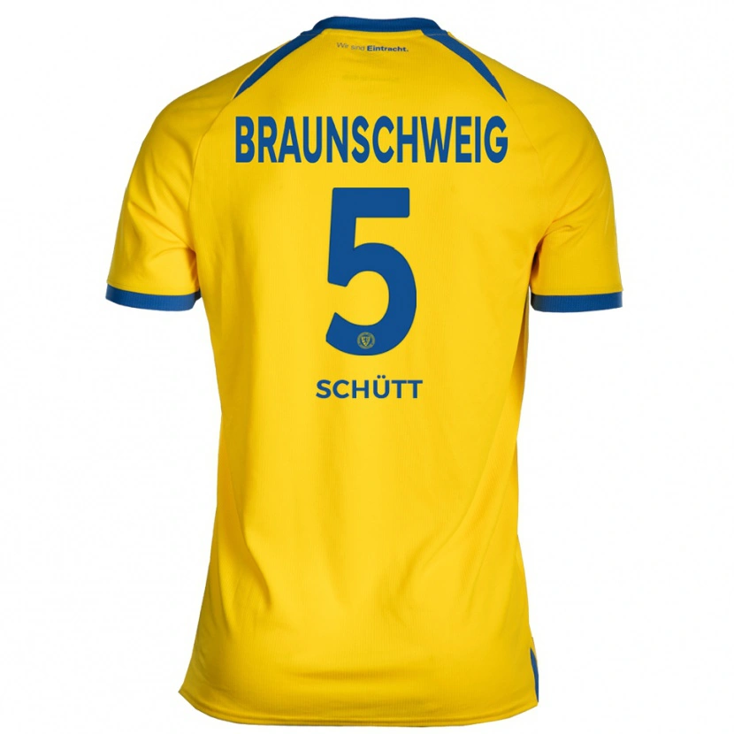 Danxen Women Len Schütt #5 Yellow Blue Home Jersey 2025/26 T-Shirt