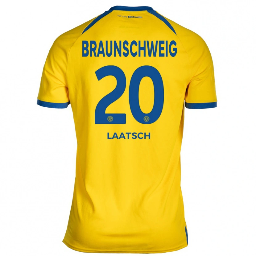 Danxen Women Leonard Laatsch #20 Yellow Blue Home Jersey 2025/26 T-Shirt