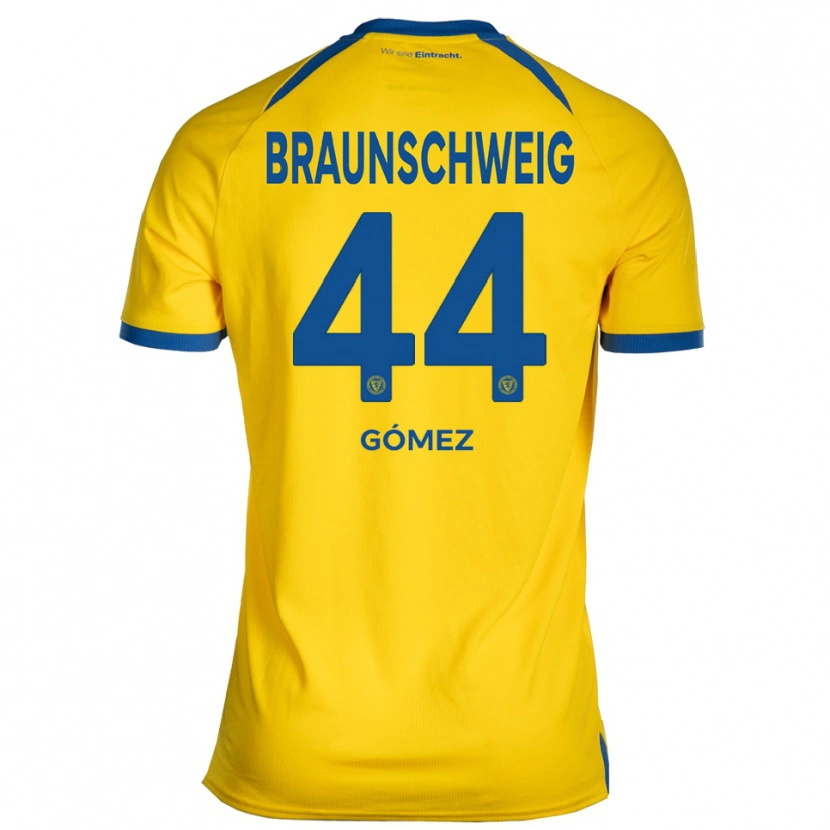 Danxen Women Johan Gómez #44 Yellow Blue Home Jersey 2025/26 T-Shirt
