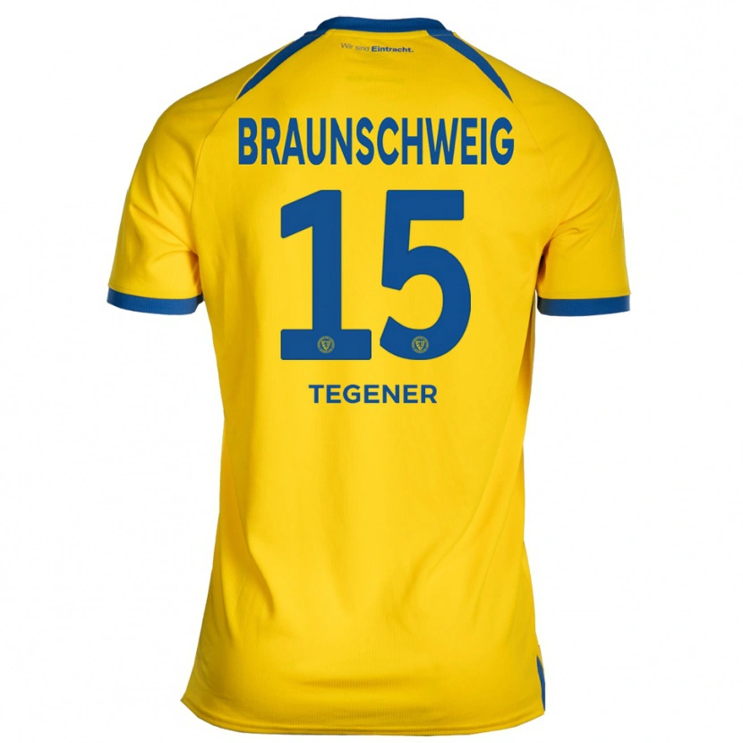 Danxen Women Onyekachi Tegener #15 Yellow Blue Home Jersey 2025/26 T-Shirt