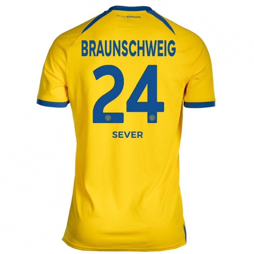 Danxen Women Ömer Sever #24 Yellow Blue Home Jersey 2025/26 T-Shirt