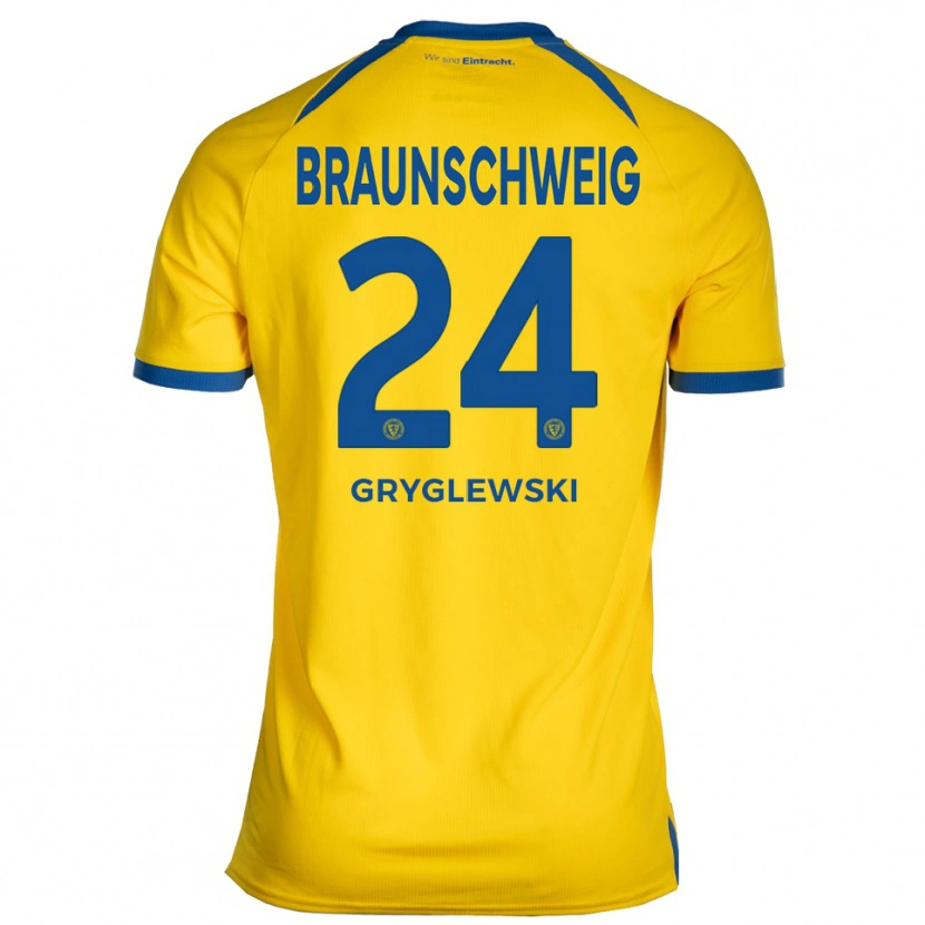 Danxen Women Milan Gryglewski #24 Yellow Blue Home Jersey 2025/26 T-Shirt