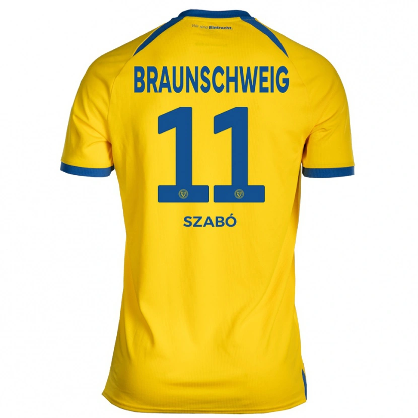 Danxen Women Levente Szabó #11 Yellow Blue Home Jersey 2025/26 T-Shirt