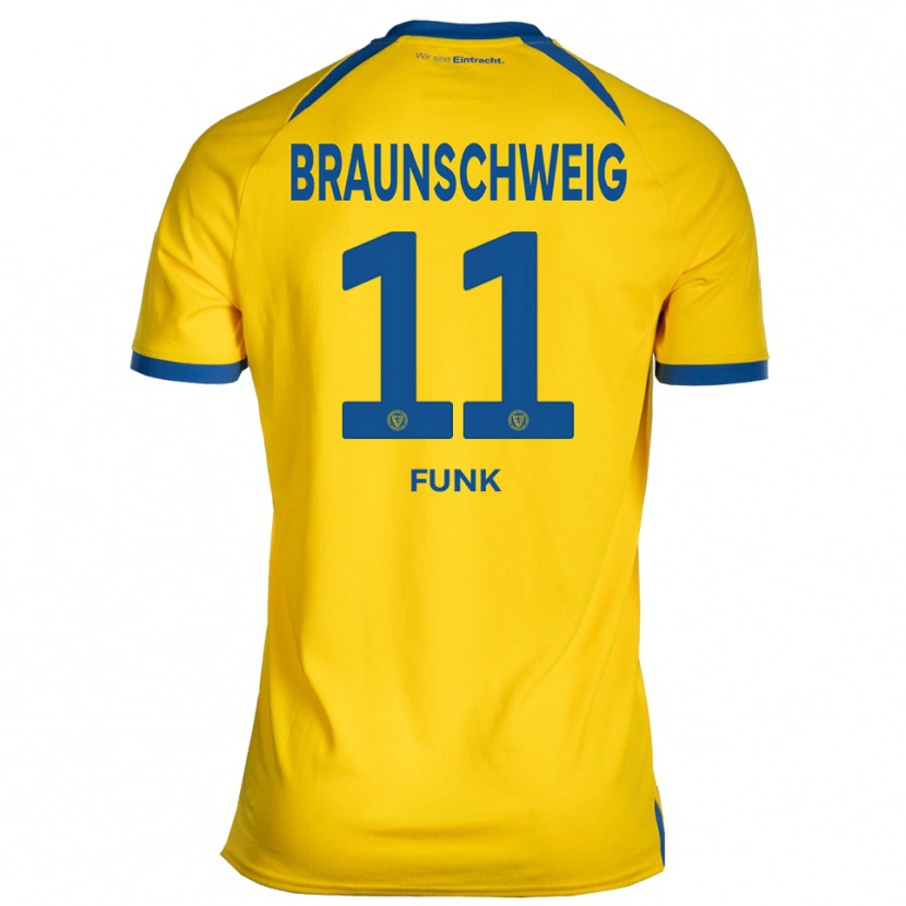 Danxen Women Jonah Funk #11 Yellow Blue Home Jersey 2025/26 T-Shirt