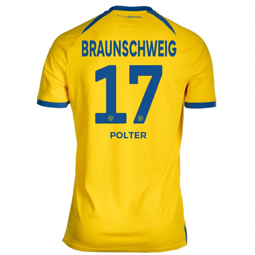Danxen Women Sebastian Polter #17 Yellow Blue Home Jersey 2025/26 T-Shirt