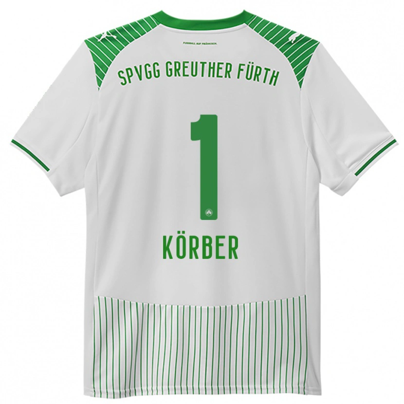 Danxen Women Nils Körber #1 White Green Home Jersey 2025/26 T-Shirt