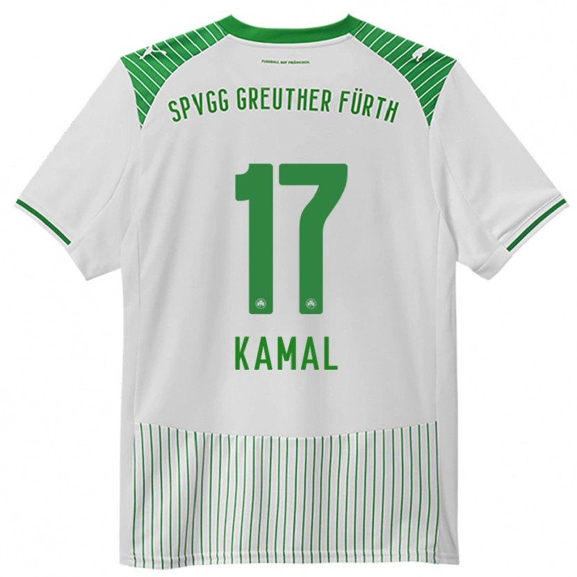 Danxen Women Fadl Kamal #17 White Green Home Jersey 2025/26 T-Shirt