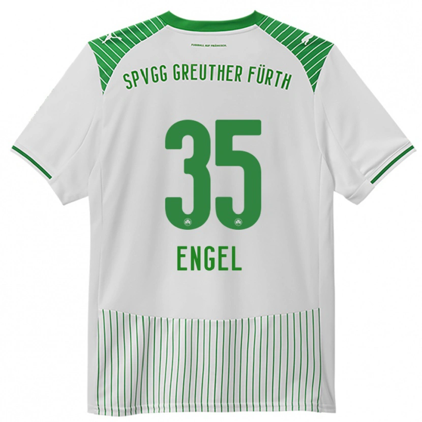 Danxen Women Jakob Engel #35 White Green Home Jersey 2025/26 T-Shirt