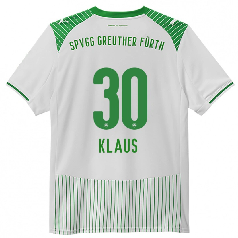 Danxen Women Felix Klaus #30 White Green Home Jersey 2025/26 T-Shirt