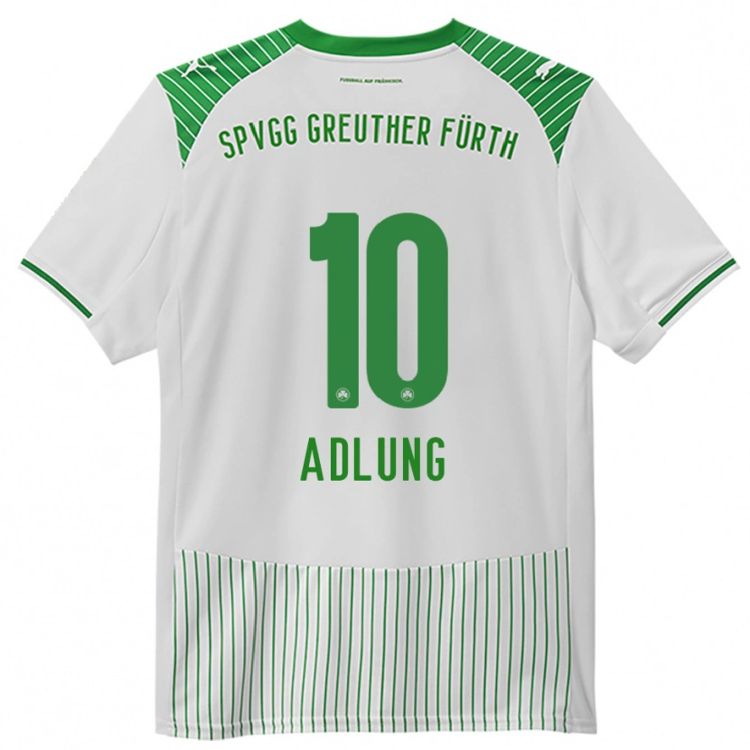 Danxen Women Daniel Adlung #10 White Green Home Jersey 2025/26 T-Shirt