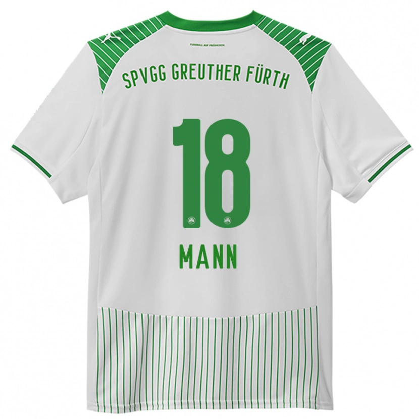 Danxen Women Silas Mann #18 White Green Home Jersey 2025/26 T-Shirt