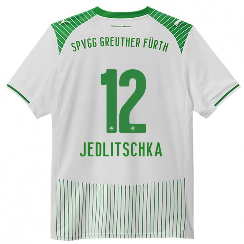 Danxen Women Moritz Jedlitschka #12 White Green Home Jersey 2025/26 T-Shirt