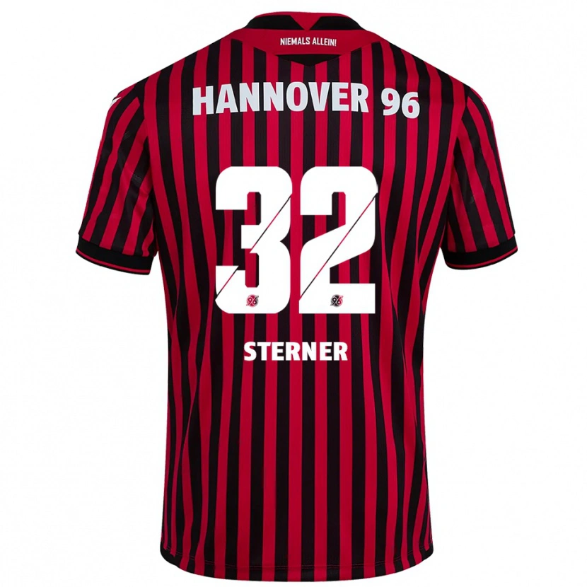 Danxen Women Jonas Sterner #32 Red Black Home Jersey 2025/26 T-Shirt