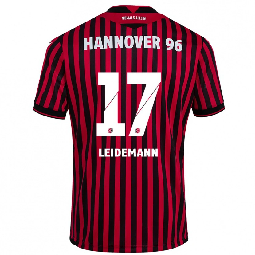 Danxen Women Lukas Leidemann #17 Red Black Home Jersey 2025/26 T-Shirt