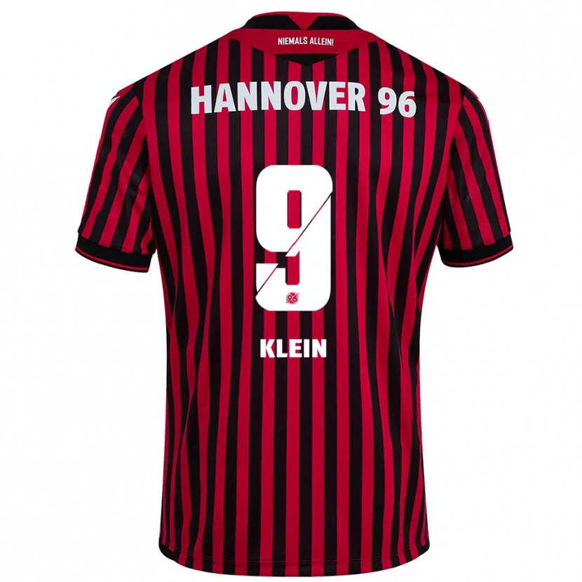 Danxen Women Elisa-Josephin Klein #9 Red Black Home Jersey 2025/26 T-Shirt